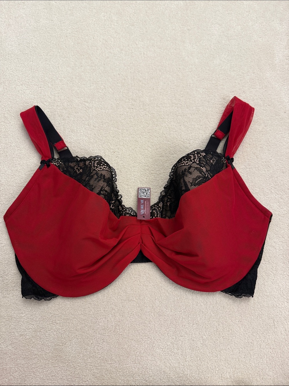 Adore Me Women's Clairabella Demi Bra 38I / Jester Red